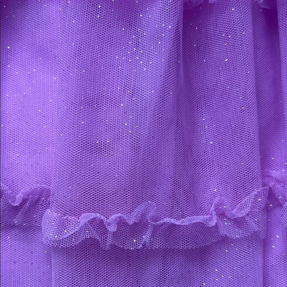 Disney Bluey & Bingo Purple Girls Casual Sparkle Dress Size 6 - Picture 4 of 10